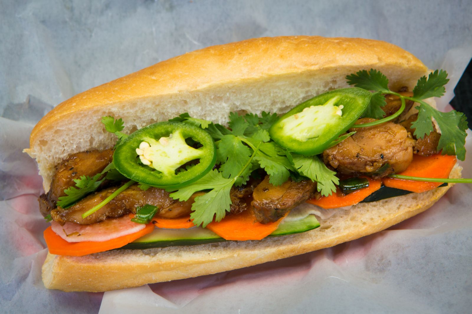 Grilled Chicken Sandwich $7.99 - Bánh Mì Gà Nướng