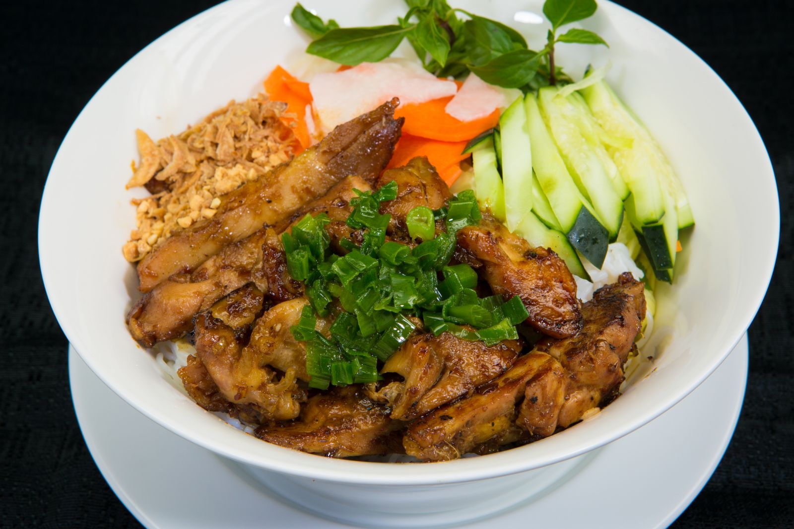 Grilled Chicken Vermicelli $14.99 - Bún Gà Nướng