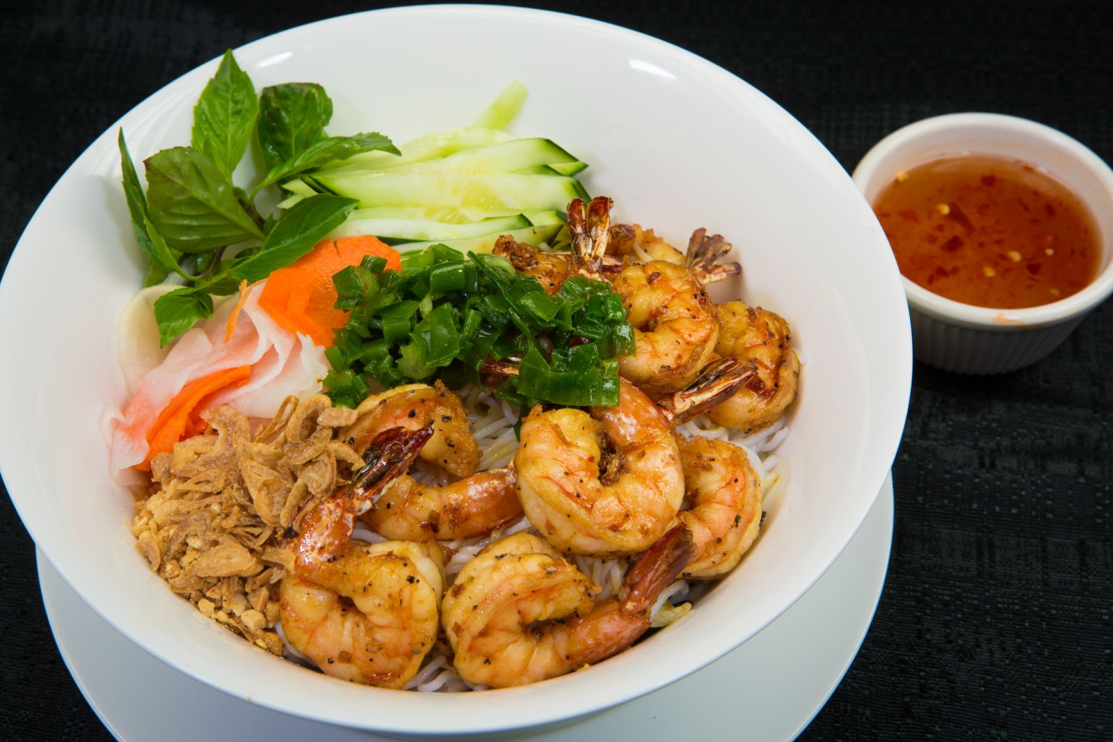 Grilled Shrimp Vermicelli $15.99 - Bún Tôm Nướng