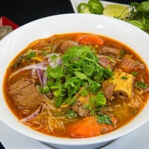 Spicy Beef Stew w. Rice Noodles
